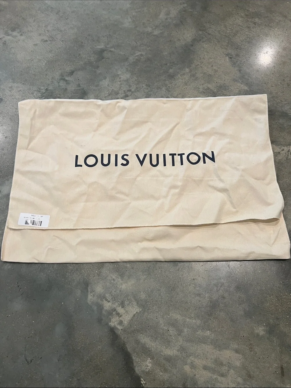 Louis Vuitton cream Dust Bag